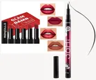 Combo of 36H Waterproof Eyeliner & 5 Pcs Glam Damn Mini Lipsticks 