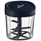 Plastic Manual Butterfuly Vegetable Chopper (Black, 900 ml)