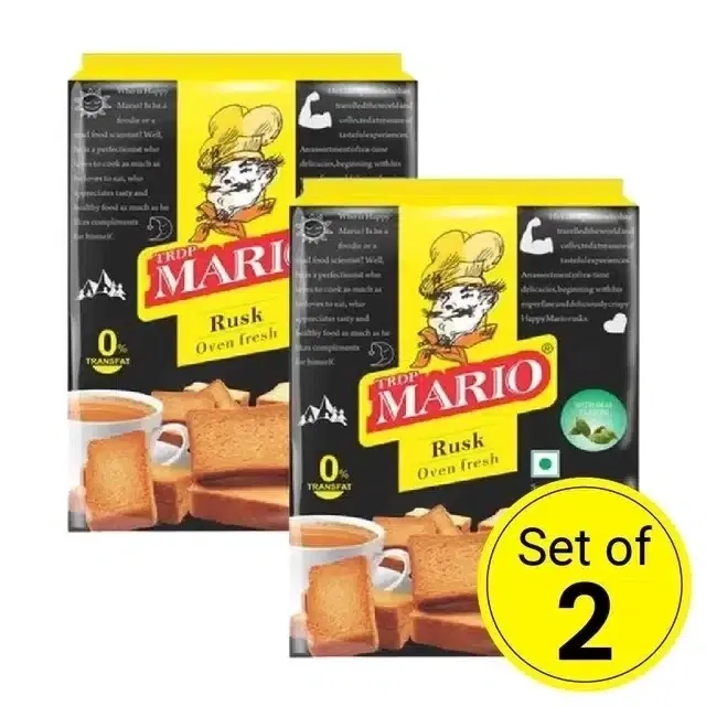 मारियो रस्क 2X120 g (पैक ऑफ़ 2)