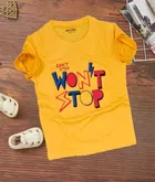 Cotton Printed Round Neck T-Shirt for Kids 
