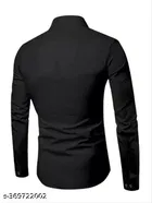 Solid Cotton Blend Shirt Fabric for Men 