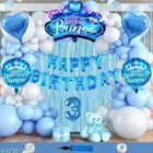 Prince Theme 3rd Happy Birthday Decoration Items For Girls, Multicolor, Pack of 112