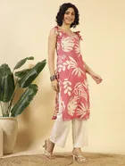Tie Up Cotton Kurti for Women 