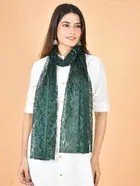 Net Self-Design Dupatta for Women 