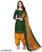 Cotton Printed Salwar Suit for Women 