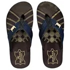 Slippers for Men, Blue & Brown ( 6)