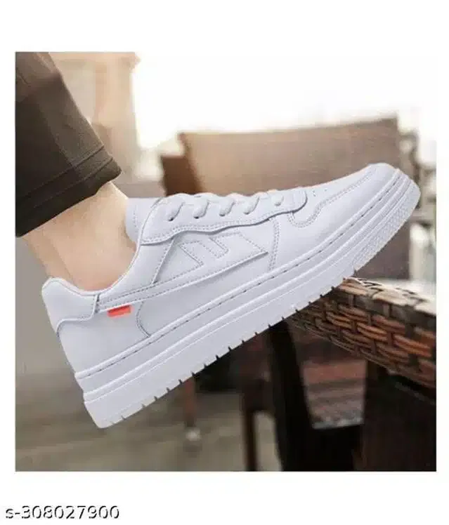 Sports Shoes for Men (White, 7)