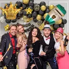 Cocktail Theme 2nd Birthday Balloon Decoration Kit , Multicolor, Pack Of 64