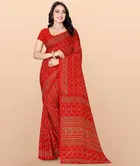 Georgette Printed Saree for Women 