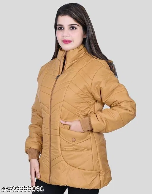 Jacket for Women (Mustard, XL)