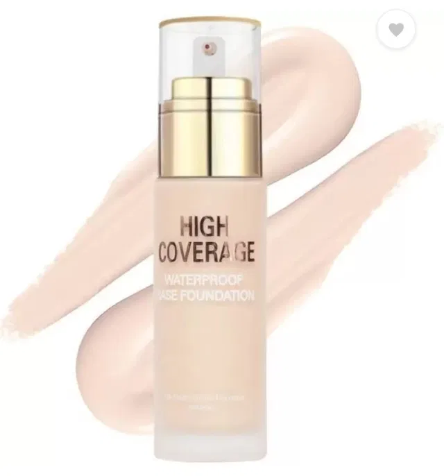 Pippal High Coverrage Waterproof Base Foundation (60 ml)