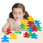 Wooden Balancing and Stacking Human Shape 