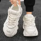 PVC Casual Shoes for Men, White 