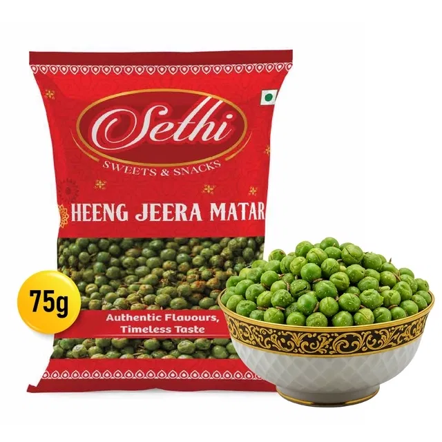सेठी हींग जीरा मटर 75g