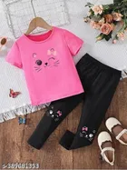 Cotton Blend Clothing Set for Girls 
