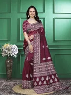 Mysore Silk Printed Saree for Women 