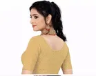 Readymade Stretchable Polyester Blouses for Women ,Beige 