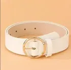 Faux Leather Belt for Women, Multicolor, Pack of 3 