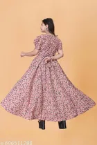 Maxi Floral Printed One Piece Dress 