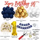 50 Pcs 1st Birthday Decoration Kit for Boys & Girls, Multicolour, Set of 1