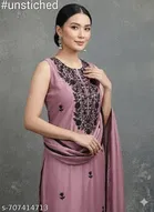 Embroidered Punjabi/All Over Suits Semi-Stitched Suits 