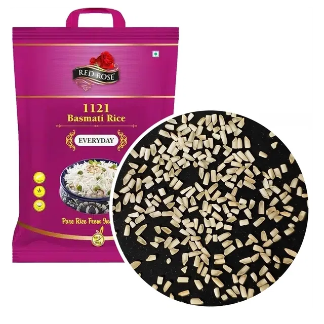 Red Rose 1121 Everyday Basmati Rice (Mini Dubar-II) (Broken Tukda) 10 Kg