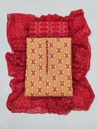 Cotton Slub Unstitched Dress Material for Women 