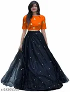 Cotton Blend Lehenga Choli for Women 