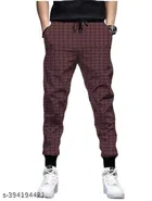 Cotton Trackpants for Boys (Maroon, 10-11 Years)