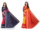 Khadi Silk Printed Saree for Women 