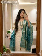 Chanderi Silk Embroidered Punjabi/All Over Suits for Women 