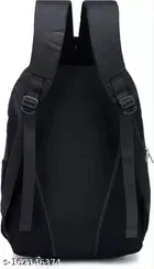 Nylon Backpack for Men & Women, Black