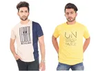 Men's Round Neck Printed T-shirt 