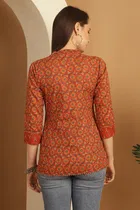 Cotton Printed Top for Women 