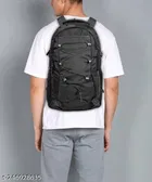 Rubber Backpack for Men & Women, Black