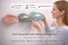 Wall Mounted Self Adhesive Soap Box Assorted Any 1 Colour