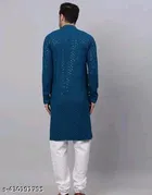 Embellished Regular Kurta for Men 