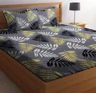 Glace Cotton Printed Double Bedsheet with Two Pillow Covers 