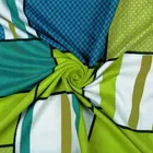 Grover Square Pillow Covers Pack of 4 Checks Green