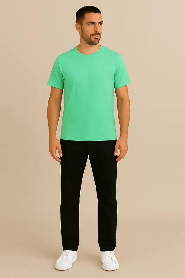 Full length track suit for men (Sea Green, M)