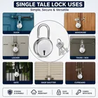 Strong Stainless steel Lock, pack of 3