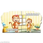 Animal-Shaped Story Board Book Set of 10 for Kids – The Kind Parrot, Mischievous Rabbit, The Greedy Baby Lion, The Witty Dinosaur, The Clever Dog, Hungry Horse, Happy Koala, A Wise Penguin, The Bully Elephant & Naughty Monkey