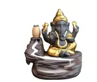 Ganeshji Smoke Fountain Backflow Incense Cone Holder with 51 Pcs Cones 