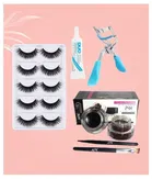 Lenon Beauty Gel Eyeliner False Eyelash Eyelash Glue & Eyelash Curler 