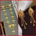 Alloy Necklace & 1 Pair Earrings for Women 