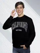 Fleece Printed Sweatshirt for Men 
