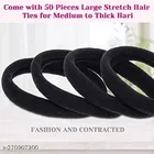 Cotton Hair Bands for Women, Pack of 50 