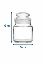 Afast Glass Container Jar With Lid for Kitchen Storage Pop Jar Glass Jar Food Storage Containers For Storing Spices,Jam,Honey,Aachar,Sugar,Coffee Beans 