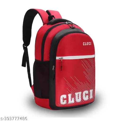 Polyester Backpack Bag, Multicolor