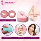 Majestique Facial Cleansing Sponges for Skin Cleaning, Reusable Cosmetic Face Sponge Pads 
